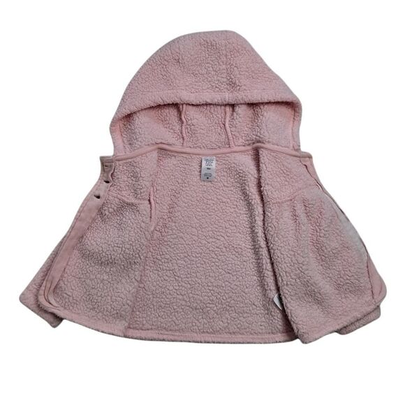 Carter's Hooded Fleece Jacket Pink 18 Month - Picture 3 of 6